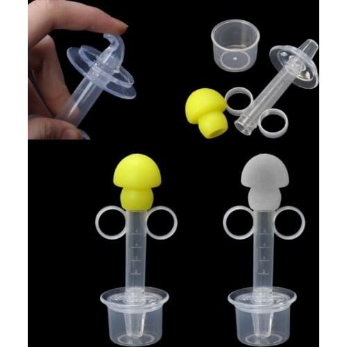 Baby Squeeze Medicine Dropper Dispenser Baby Pacifier Needle Feeder Feeding Flatware Utensils Infant Nipple C5AF