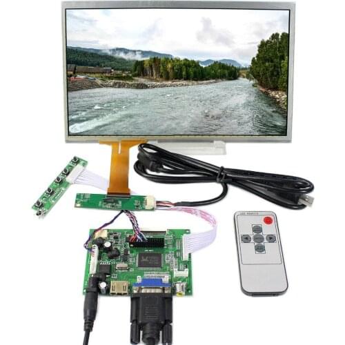 HD MI+DVI+2AV LCD Controller Board+10.1inch 1366x768 LCD Screen With Capacitive Touch Screen