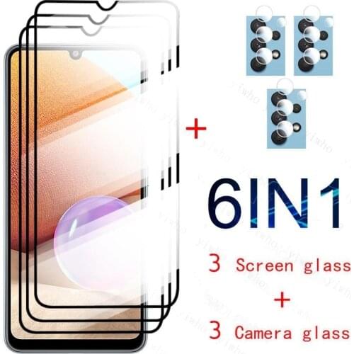 Protective Glass Back Case For Samsung Galaxy A32 A72 A32 A22 A42 5G Screen Protector For Samsung A52 A32 A72 4G Tempered Glass