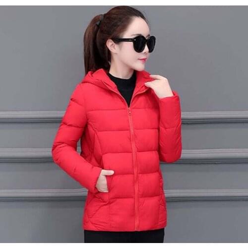 Winter Jacket Women 2019 New Fashion Slim Female Coat Parka Down Cotton Clothing womens winter coats NS4388