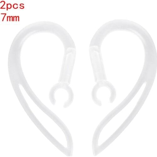 27RA 7mm Bluetooth Earphones Transparent Soft Silicone Ear Hook Loop Clip Headset