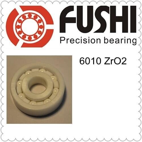 6010 Full Ceramic Bearing ( 1 PC ) 50*80*16 mm ZrO2 Material 6010CE All Zirconia Ceramic Ball Bearings