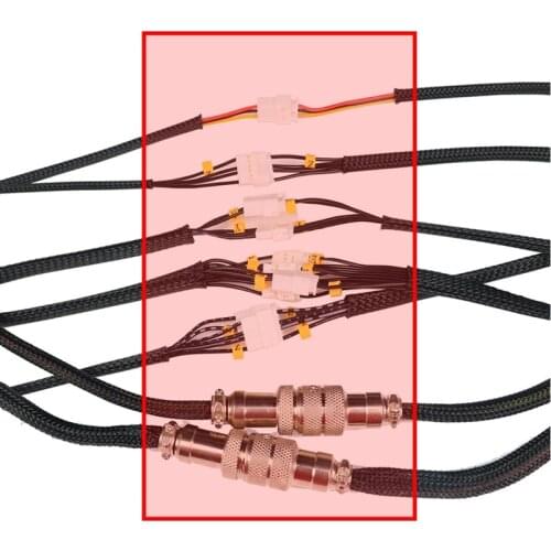 7pcs/set 3D Printer Upgrade Parts Extension Cable Kit for CR-10 3D Printer X7JC