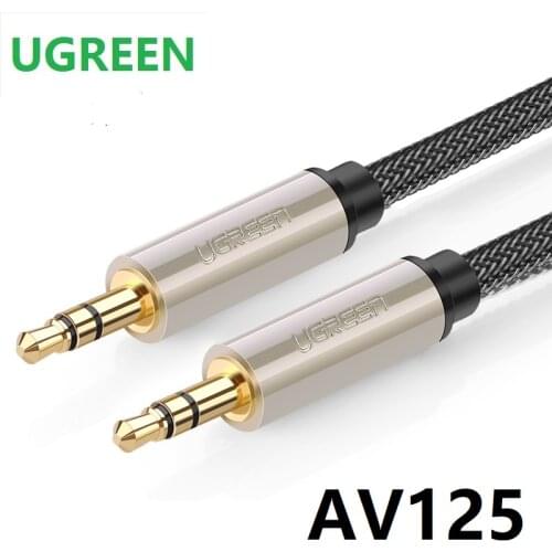 Audio Cable Black Weaving Jack 3.5mm Car Aux Line For Headphone Speaker Stereo