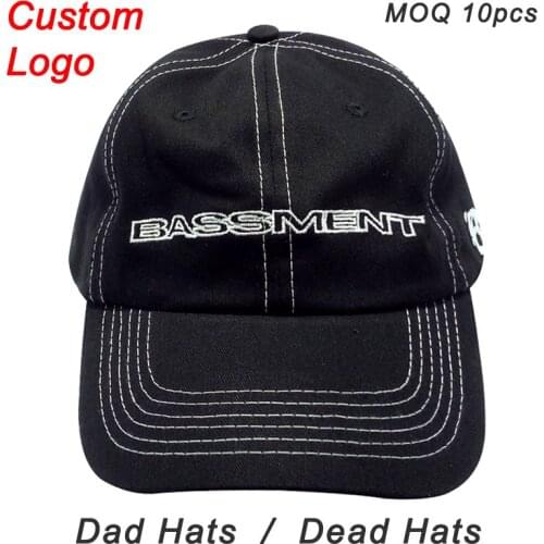 Custom design baseball hat unisex size kids adult unstructured cap sticker strap adjustable closer 100% cotton custom dad cap