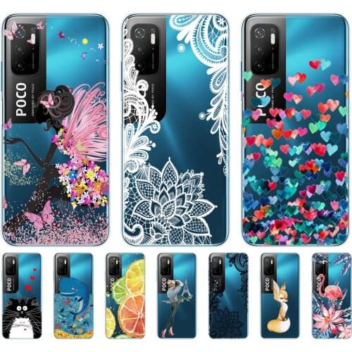 For Poco M3 Pro Case 6.5" Phone Back Cover For Xiaomi Poco M3 Pro Silicon Case Bumper POCOPHONE Funda Soft Tpu Etui Bag