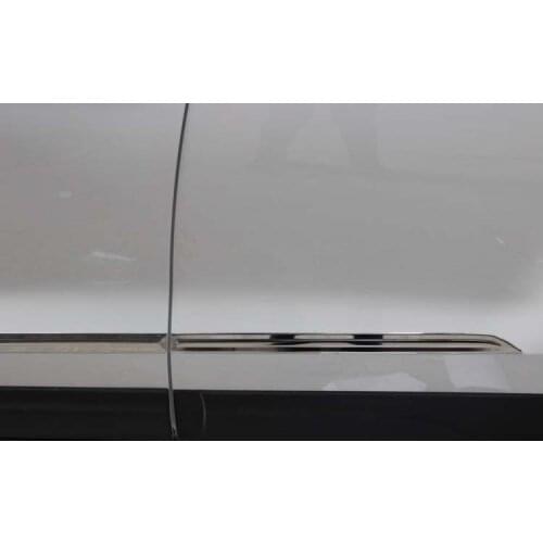 4pc for FAW BESTURN X80 2013-2017 Body trim Door panel decorative strip Stainless steel door strip