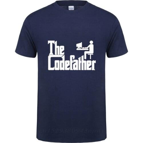 The Codefather T Shirt Fathers Day Present Funny Birthday Gift For Dad Men Geek Programmer Programming O Neck Cotton T-shirt