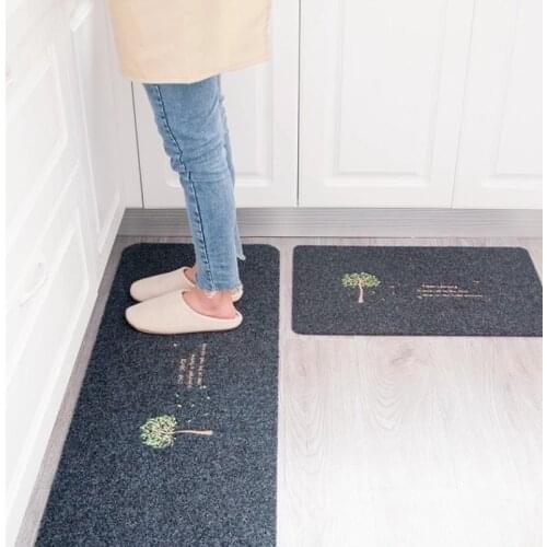 Коврик для ванной Kitchen Carpets Floor Mats Skid Proof Oil Proof Household Mat Dirt-Proof Waterproof Living Room Door Rugs