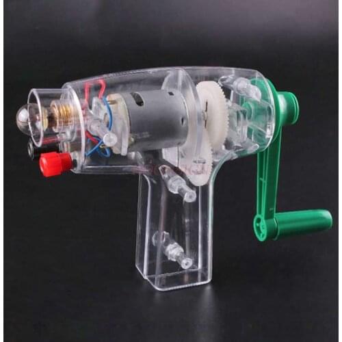 Physical experiment equipment Hand-cranked generator model junior high school physics electrical experiment equipment