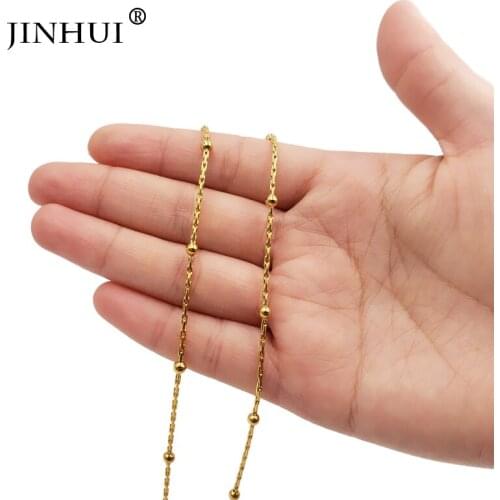 Jin Hui African Trendy Gold Necklaces length 45cm fashion Women Men give friends and good sisters Jewelry Gift Valentines gift