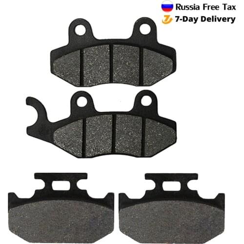 Motorcycle Front and Rear Brake Pads for SUZUKI RM125 RM 125 1989-1995 DR 350 DR350 1990-1997 DR250 DR 250 1990-1995