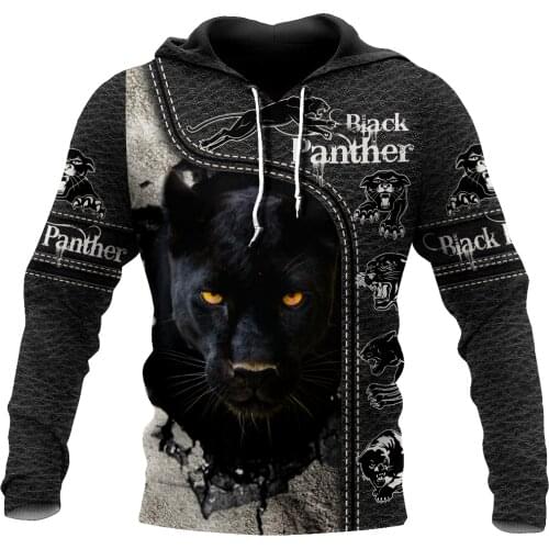 PLstar Cosmos 3DPrint Newest Black Leopard Panther Art Unique Men/Women Cozy Hrajuku Casual Streetwear Hoodies/Zip/Sweatshirt A4