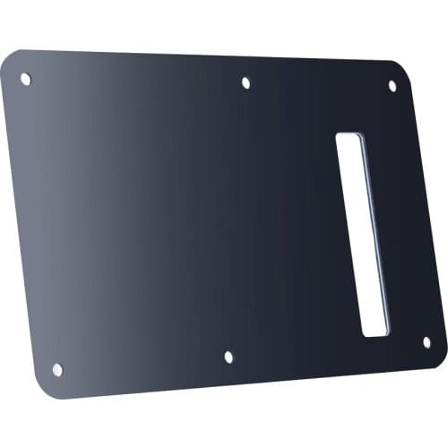 Pickguard Tremolo Cavity Cover Backplate Back Plate 3Ply for Stratocaster Strat Modern Style Electric Guitar Black
