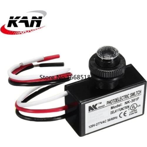 New High quality NK-301F Outdoor Security Photo Electric Resistor Light Sensor Control Switch