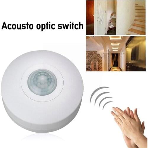 Acousto Optic Switch 360 ceiling Occupancy Pir Infrared Switch Light Motion Sensor Detector K7H7