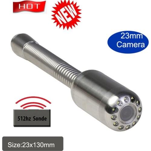 23mm Transmitter Stainless Steel Industrial Pipeline sewer pipe Endoscope Camera Head waterproof IP 68 Used For Pipeline Inspect