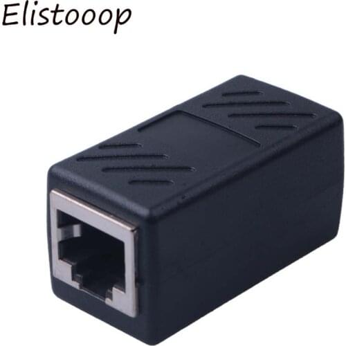Female to Female Network LAN Connector Adapter Coupler Extender RJ45 Ethernet Cable Join Extension Converter Coupler