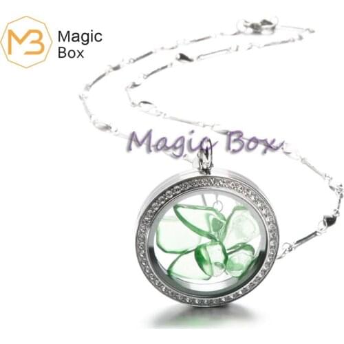 Newest similer settting stones origami owl floating lockets, 316L stainless steel glass living locket pendant