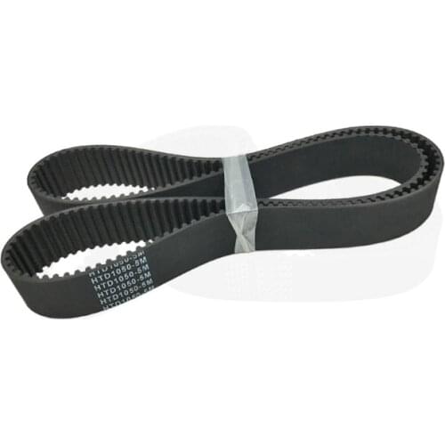 HTD1000-5M HTD1010-5M HTD1020-5M HTD1025-5M HTD1030-5M HTD1035-5M HTD1040-5M HTD1050-5M Rubber Timing Belt Black 1PC