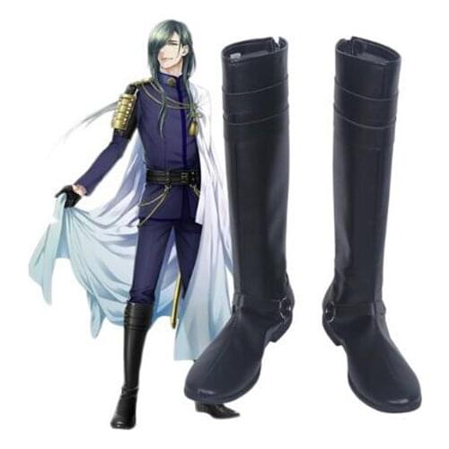 Touken Ranbu Online Nikkari Aoe Cosplay Boots shoes Costume Accessories Halloween Party Boots for Adult Men Shoes