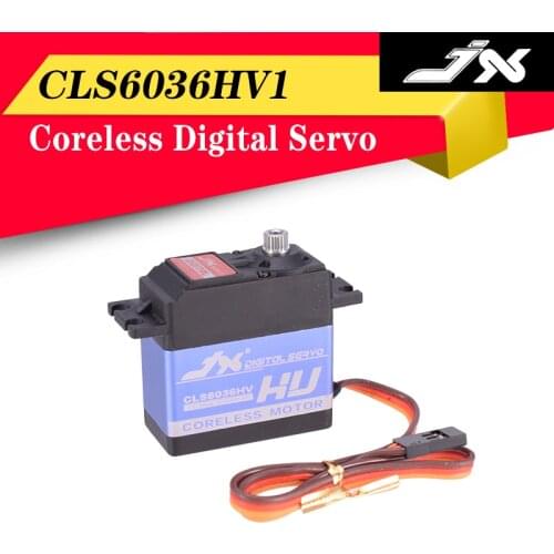 JX Servo CLS6036HV 35.6KG High Torque Aluminium Shell Metal Gear Coreless Digital Servo For RC Helicopter Airplane Parts