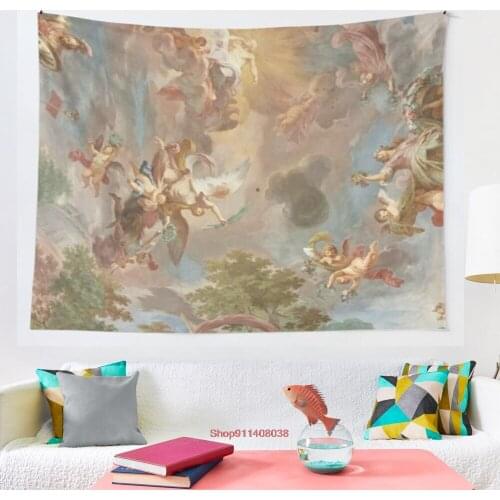 Modern Renaissance tapestry bedroom home decoration New Year party large size Tapestry Wall Tapestry Bohemian decorative