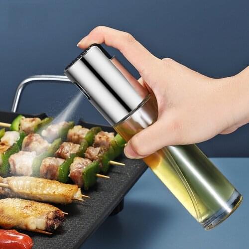 Kitchen Baking Oil Cook Oil Spray Empty Bottle Vinegar Bottle Oil Dispenser Cooking Tool Salad BBQ Cooking Glass Oil sprayer