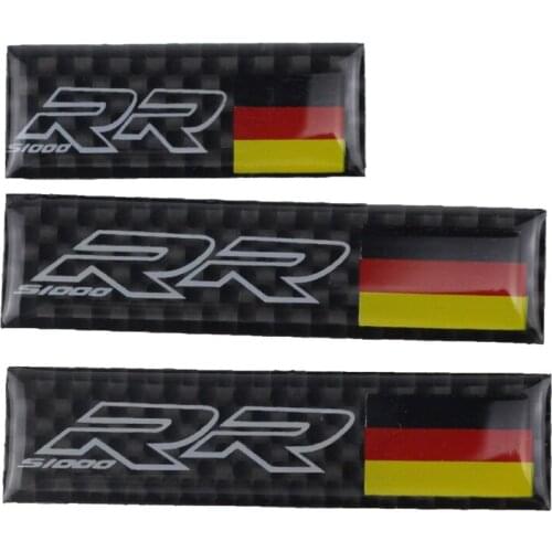 KODASKIN Carbon Sticker Emblem Decal for BMW S1000RR T one set/3pieces