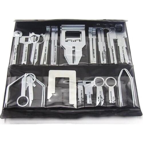 Universal 38 Pieces Audio Sets Uninstall Removal Keys Tool for Car CD Player Radio Head