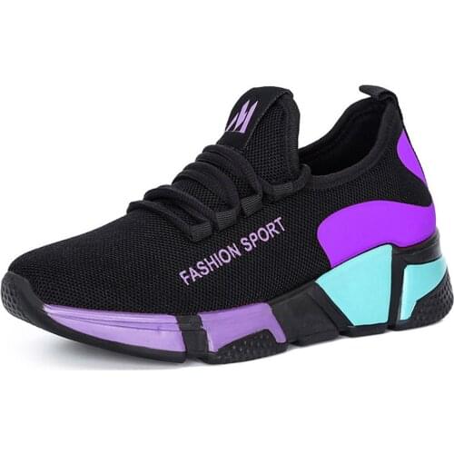 Women Mesh Air Breathable Shoes Fashional Colorful Shoes Non-slip Girl Shoes Running Outdoor Female Shoes WJ017