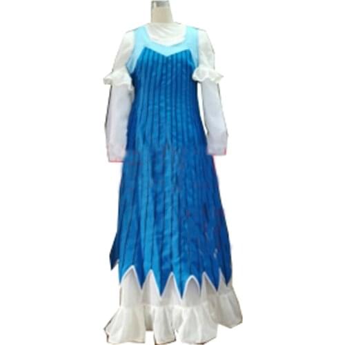 2020 New Style Erina Pendleton Cosplay Costume JoJos Bizarre Adventure Blue Daily Dres