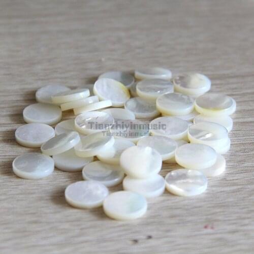 21 pcs trumpet finger key buttons for repairing parts new shell buttons White shells
