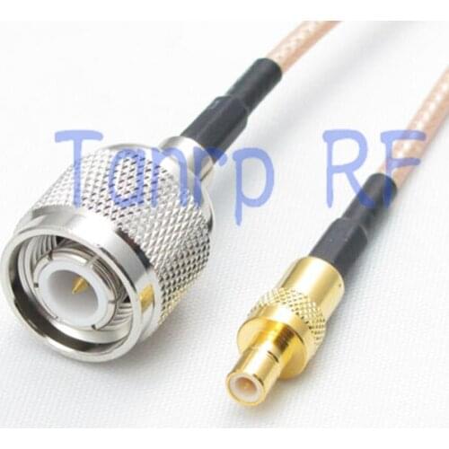 8in TNC male plug to SMB male plug RF adapter connector 20CM Pigtail coaxial jumper cable RG316 extension cord