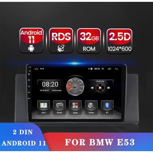 Android 11 For BMW X5 E53 E39 car audio navigation multimedia DVD recorder wifi GPS AHD camera VIDEO mirror link MP5 FM 2DIN
