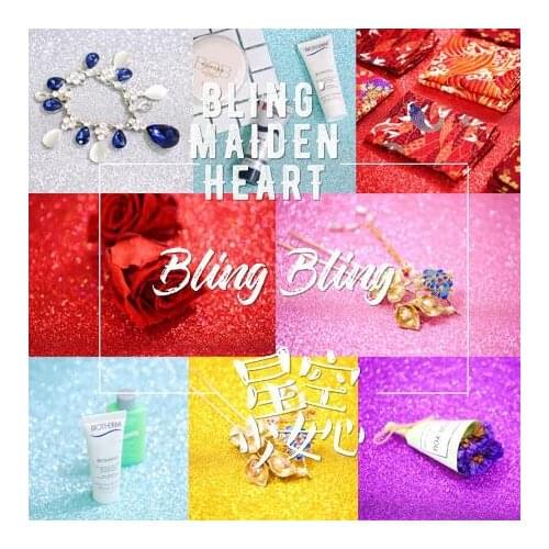 Star Ins Background Cloth Fantasy Girl Bling Bling Glitter Background Nail Jewelry Product Shooting Props Net Beauty Backdrop