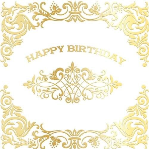 Champagne Happy Birthday Photography Backdrop Celebration Photo Booth Studio Decor