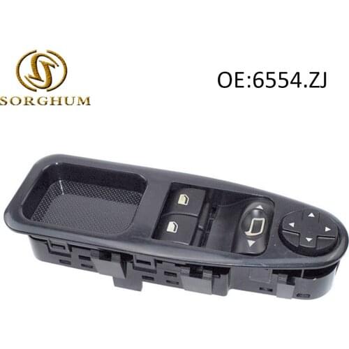 Power Window Switch Control Button 6554.ZJ For Fiat Scudo Citroen Jumpy Dispatch Peugeot Expert 2007-2016