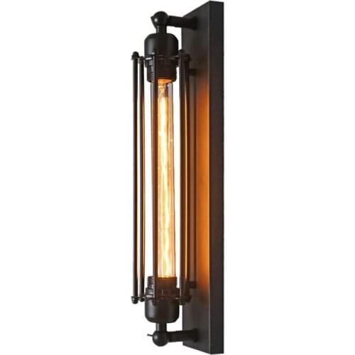Corridor Wall Lamp, Vintage Industrial Retro Style Lamp, Wrought Iron Wall Lamp E27 (Without Bulb Included) (1PCS)