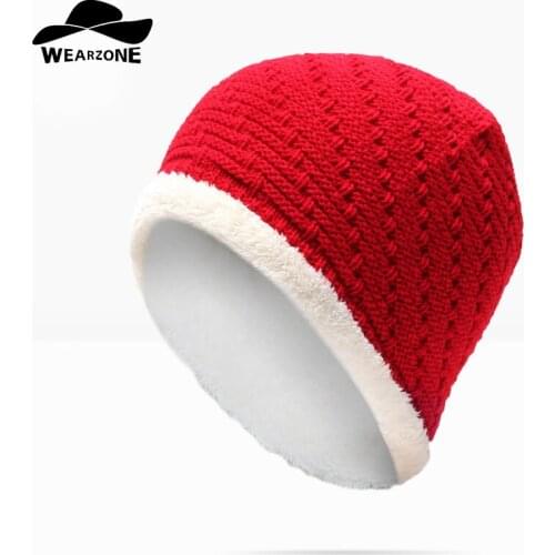 WEARZONE Hot Sales Knitting Hat Winter Hat For Man Skullies Beanies Warm Cap Man Beanie Hat High Quality Headgear Drop Shipping