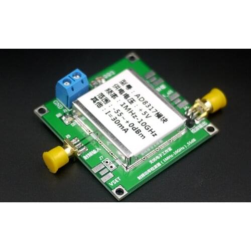 AD8317 module, RF power meter, logarithmic detector, power detection (1-10000MHz)