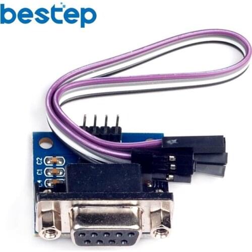 10PCS MAX3232 RS232 to TTL Serial Port Converter Module DB9 Connector MAX232