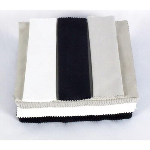 Peekaboo Customized logos available BLACK WHITE 15*18cm Microfiber cleaning cloth glasses sunglasses frames lens cloth Needle 2