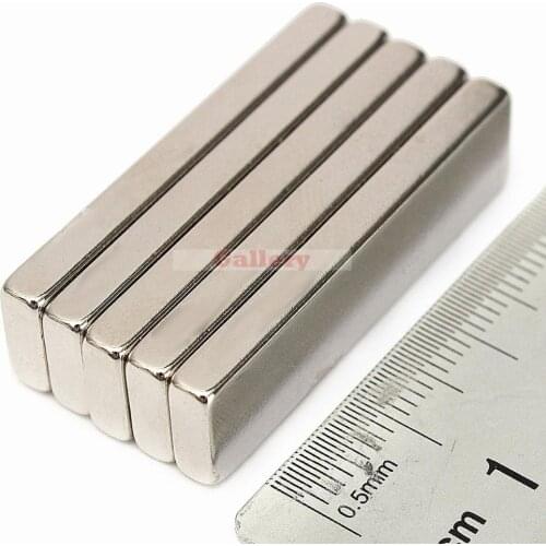 5pcs N52 40x10x4mm Strong Block Magnets Rare Earth Neodymium Magnets