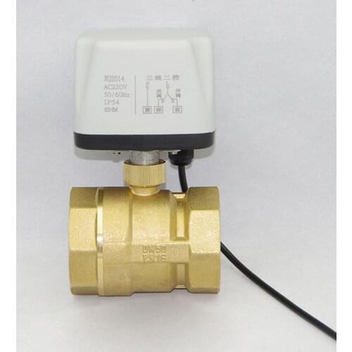 2/3 Way Motorized Ball Valve DC24V Electric Ball Valve Three Wire Two Way Control DN15 DN20 DN25 DN32 DN40 DN50