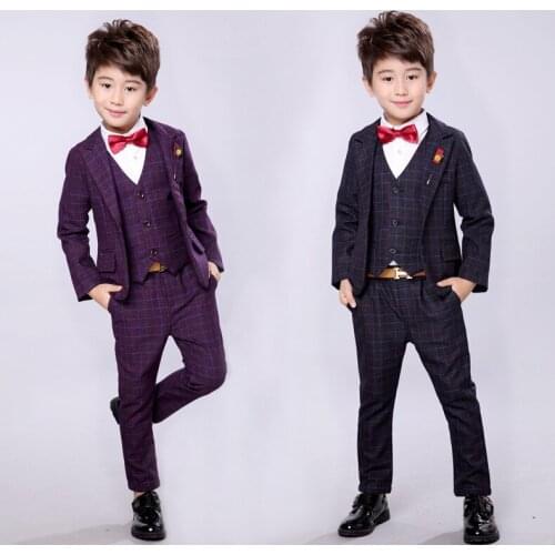 Boys suits for weddings kids Blazer Suit for boy costume enfant garcon mariage garcon blazer boys tuxedo
