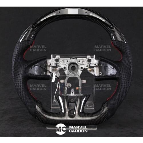 LED Performance Steering Wheel Display Compatible Infiniti Q50 + 100% Real Carbon Fiber