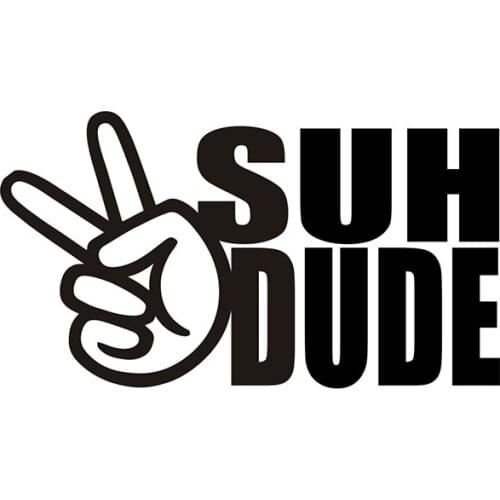 SUH DUDE Vinyl Car Sticker Auto Decal Window Exterior Car-Styling