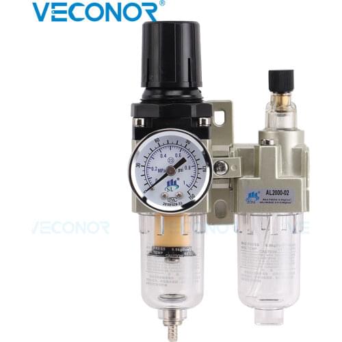 Air Pump Compressor Oil Filter Regulator G1/4 500L/Min Trap Pneumatic Water Separator Pressure Manual Drainage Supply