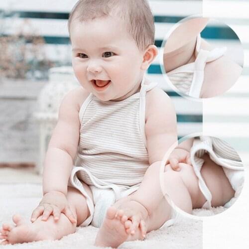 Y146 Free shipping organic cotton apron newborn baby even foot apron apron protecting thin cotton baby apron non-fluorescent